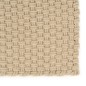 vidaXL Teppich Rechteckig Natur 180x250 cm Baumwolle vidaXL Teppich Rechteckig Natur 180x250 cm Baumwolle