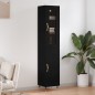 vidaXL Highboard Schwarz 34,5x34x180 cm Holzwerkstoff vidaXL Highboard Schwarz 34,5x34x180 cm Holzwerkstoff