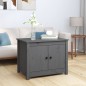 vidaXL Couchtisch Grau 71x49x55 cm Massivholz Kiefer vidaXL Couchtisch Grau 71x49x55 cm Massivholz Kiefer