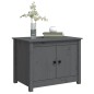 vidaXL Couchtisch Grau 71x49x55 cm Massivholz Kiefer vidaXL Couchtisch Grau 71x49x55 cm Massivholz Kiefer