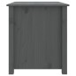 vidaXL Couchtisch Grau 71x49x55 cm Massivholz Kiefer vidaXL Couchtisch Grau 71x49x55 cm Massivholz Kiefer