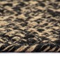 vidaXL Teppich Handgefertigt Jute Schwarz und Natur 150 cm vidaXL Teppich Handgefertigt Jute Schwarz und Natur 150 cm