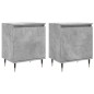 vidaXL Nachttische 2 Stk. Betongrau 40x30x50 cm Holzwerkstoff vidaXL Nachttische 2 Stk. Betongrau 40x30x50 cm Holzwerkstoff