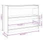 vidaXL Bücherregal/Raumteiler Schwarz 100x30x72 cm vidaXL Bücherregal/Raumteiler Schwarz 100x30x72 cm