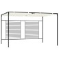 vidaXL Pavillon mit Ausziehbarem Dach 3x4x2,3 m Cremeweiß 180 g/m² vidaXL Pavillon mit Ausziehbarem Dach 3x4x2,3 m Cremeweiß 180 g/m²
