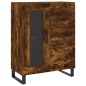 Highboard Räuchereiche 69,5x34x180 cm Holzwerkstoff Highboard Räuchereiche 69,5x34x180 cm Holzwerkstoff