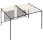 vidaXL Pavillon mit Ausziehbarem Dach 3x4x2,3 m Cremeweiß 180 g/m² vidaXL Pavillon mit Ausziehbarem Dach 3x4x2,3 m Cremeweiß 180 g/m²