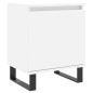 vidaXL Nachttisch Weiß 40x30x50 cm Holzwerkstoff vidaXL Nachttisch Weiß 40x30x50 cm Holzwerkstoff