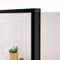vidaXL Innentür Schwarz 102x201,5 cm Hartglas & Aluminium Schlank vidaXL Innentür Schwarz 102x201,5 cm Hartglas & Aluminium Schlank