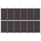 vidaXL 6-tlg. Paravent Braun 300x200 cm Stoff vidaXL 6-tlg. Paravent Braun 300x200 cm Stoff