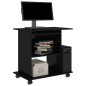 vidaXL Schreibtisch Hochglanz-Schwarz 80x50x75 cm Holzwerkstoff vidaXL Schreibtisch Hochglanz-Schwarz 80x50x75 cm Holzwerkstoff