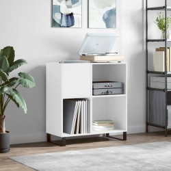 vidaXL Plattenschrank Weiß 84,5x38x89 cm Holzwerkstoff