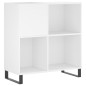 vidaXL Plattenschrank Weiß 84,5x38x89 cm Holzwerkstoff vidaXL Plattenschrank Weiß 84,5x38x89 cm Holzwerkstoff