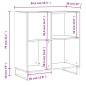 vidaXL Plattenschrank Weiß 84,5x38x89 cm Holzwerkstoff vidaXL Plattenschrank Weiß 84,5x38x89 cm Holzwerkstoff