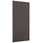 vidaXL Dachpaneele 12 Stk. Pulverbeschichteter Stahl Braun 80x36 cm vidaXL Dachpaneele 12 Stk. Pulverbeschichteter Stahl Braun 80x36 cm