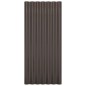 vidaXL Dachpaneele 12 Stk. Pulverbeschichteter Stahl Braun 80x36 cm vidaXL Dachpaneele 12 Stk. Pulverbeschichteter Stahl Braun 80x36 cm