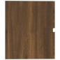 vidaXL Waschbeckenschrank Braun Eiche-Optik 60x38,5x45cm Holzwerkstoff vidaXL Waschbeckenschrank Braun Eiche-Optik 60x38,5x45cm Holzwerkstoff