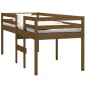 vidaXL Hochbett Honigbraun 75x190 cm Massivholz Kiefer vidaXL Hochbett Honigbraun 75x190 cm Massivholz Kiefer