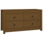 vidaXL Beistellschrank Honigbraun 100x40x54 cm Massivholz Kiefer vidaXL Beistellschrank Honigbraun 100x40x54 cm Massivholz Kiefer