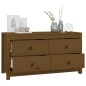 vidaXL Beistellschrank Honigbraun 100x40x54 cm Massivholz Kiefer vidaXL Beistellschrank Honigbraun 100x40x54 cm Massivholz Kiefer