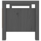 vidaXL Flurbank Grau 80x40x43 cm Massivholz Kiefer vidaXL Flurbank Grau 80x40x43 cm Massivholz Kiefer