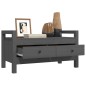 vidaXL Flurbank Grau 80x40x43 cm Massivholz Kiefer vidaXL Flurbank Grau 80x40x43 cm Massivholz Kiefer