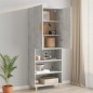 vidaXL Hängeschrank Betongrau 69,5x34x90 cm vidaXL Hängeschrank Betongrau 69,5x34x90 cm