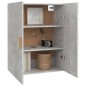 vidaXL Hängeschrank Betongrau 69,5x34x90 cm vidaXL Hängeschrank Betongrau 69,5x34x90 cm
