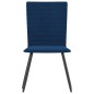 Esszimmerstühle 2 Stk. Blau Samt Esszimmerstühle 2 Stk. Blau Samt