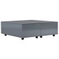 vidaXL Couchtisch Hochglanz-Grau 100x100x35 cm vidaXL Couchtisch Hochglanz-Grau 100x100x35 cm