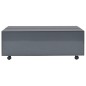 vidaXL Couchtisch Hochglanz-Grau 100x100x35 cm vidaXL Couchtisch Hochglanz-Grau 100x100x35 cm