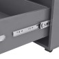 vidaXL Couchtisch Hochglanz-Grau 100x100x35 cm vidaXL Couchtisch Hochglanz-Grau 100x100x35 cm