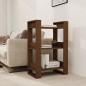vidaXL Bücherregal/Raumteiler Honigbraun 60x35x91 cm Massivholz vidaXL Bücherregal/Raumteiler Honigbraun 60x35x91 cm Massivholz