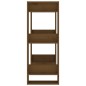 vidaXL Bücherregal/Raumteiler Honigbraun 60x35x91 cm Massivholz vidaXL Bücherregal/Raumteiler Honigbraun 60x35x91 cm Massivholz