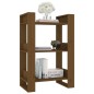 vidaXL Bücherregal/Raumteiler Honigbraun 60x35x91 cm Massivholz vidaXL Bücherregal/Raumteiler Honigbraun 60x35x91 cm Massivholz
