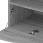 vidaXL TV-Schrank mit LED-Leuchten 2 Stück Grau Sonoma 75x35x40 cm vidaXL TV-Schrank mit LED-Leuchten 2 Stück Grau Sonoma 75x35x40 cm
