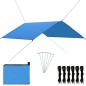 vidaXL Outdoor-Tarp 4x4 m Blau vidaXL Outdoor-Tarp 4x4 m Blau