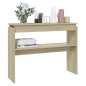 vidaXL Konsolentisch Sonoma-Eiche 102x30x80 cm Holzwerkstoff vidaXL Konsolentisch Sonoma-Eiche 102x30x80 cm Holzwerkstoff