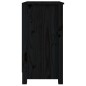 vidaXL Bücherregal Schwarz 50x35x68 cm Massivholz Kiefer vidaXL Bücherregal Schwarz 50x35x68 cm Massivholz Kiefer