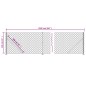 vidaXL Maschendrahtzaun mit Bodenflansch Grün 1,1x25 m vidaXL Maschendrahtzaun mit Bodenflansch Grün 1,1x25 m