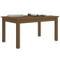 vidaXL Couchtisch Honigbraun 80x50x40 cm Massivholz Kiefer vidaXL Couchtisch Honigbraun 80x50x40 cm Massivholz Kiefer