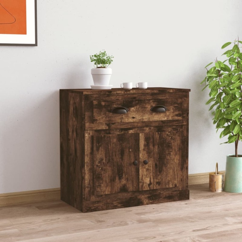 vidaXL Sideboard Räuchereiche 70x35,5x67,5 cm Holzwerkstoff vidaXL Sideboard Räuchereiche 70x35,5x67,5 cm Holzwerkstoff