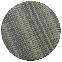 vidaXL Gartentisch Grau 60,5x106 cm Poly Rattan