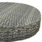 vidaXL Gartentisch Grau 60,5x106 cm Poly Rattan vidaXL Gartentisch Grau 60,5x106 cm Poly Rattan