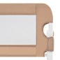 vidaXL Kleinkind-Bettschutzgitter Taupe 102x42 cm Polyester vidaXL Kleinkind-Bettschutzgitter Taupe 102x42 cm Polyester