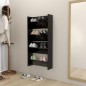 vidaXL Wand-Schuhschränke 2 Stk. Schwarz 60x18x60 cm Holzwerkstoff vidaXL Wand-Schuhschränke 2 Stk. Schwarz 60x18x60 cm Holzwerkstoff