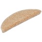 vidaXL Treppenmatten 15 Stk. Creme 56x17x3 cm vidaXL Treppenmatten 15 Stk. Creme 56x17x3 cm