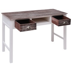 vidaXL Schreibtisch Braun 110 × 45 × 76 cm Holz