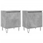 vidaXL Nachttische 2 Stk. Betongrau 40x30x50 cm Holzwerkstoff vidaXL Nachttische 2 Stk. Betongrau 40x30x50 cm Holzwerkstoff