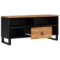 vidaXL TV-Schrank 100x33x46 cm Massivholz Akazie & Holzwerkstoff vidaXL TV-Schrank 100x33x46 cm Massivholz Akazie & Holzwerkstoff